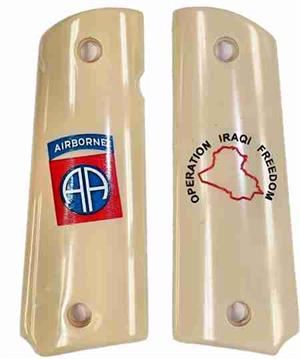 Nd Airborne Colt Ivory Like Grips Iraq Service