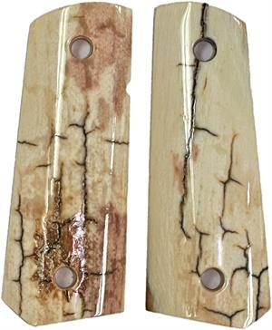 Colt 1911 Officers Model Siberian Mammoth Ivory Grips MI9-2
