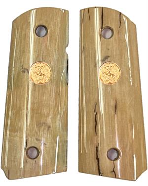 Colt 1911 Officers Model Siberian Mammoth Ivory Grips MI9-5