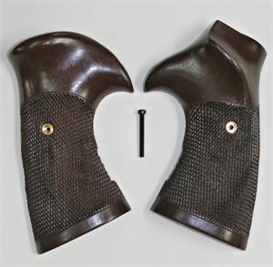 Smith & Wesson K & L Frame Revolver Royalwood Grips, Square Butt RW42LSTR