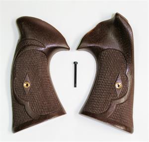 Smith & Wesson N Frame Revolver Royalwood Roper Style Grips, Square Butt RWROP44TR